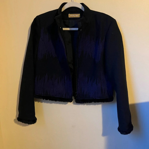 Helena Sorel Wool Jacket, size 40 - Picture 2 of 4